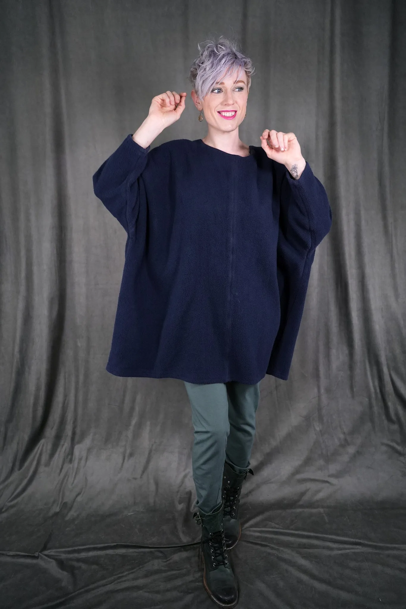 2304 Winter Sherpa Pullover Atlantean-Patched House&Heart