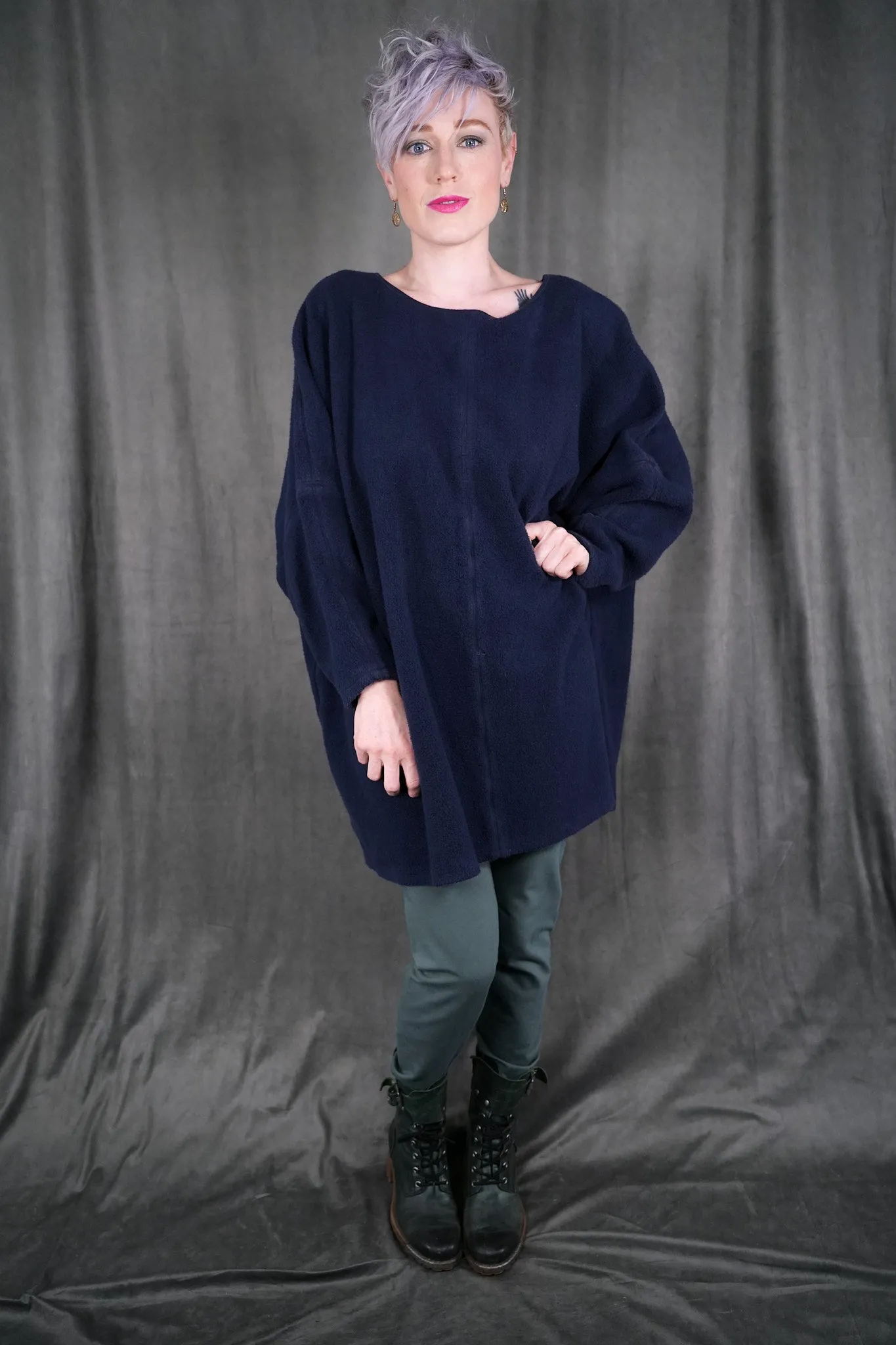 2304 Winter Sherpa Pullover Atlantean-Patched House&Heart