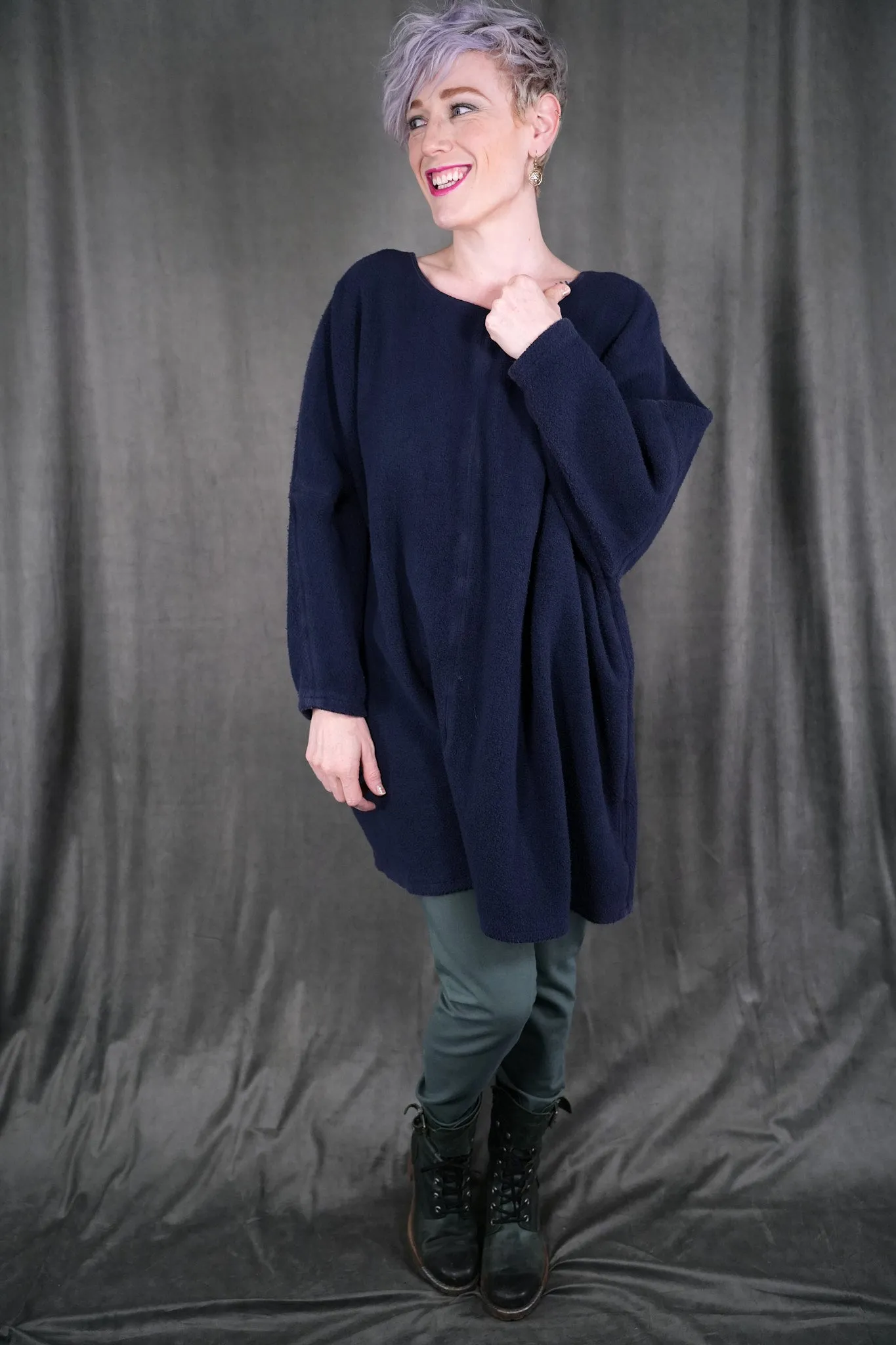 2304 Winter Sherpa Pullover Atlantean-Patched House&Heart