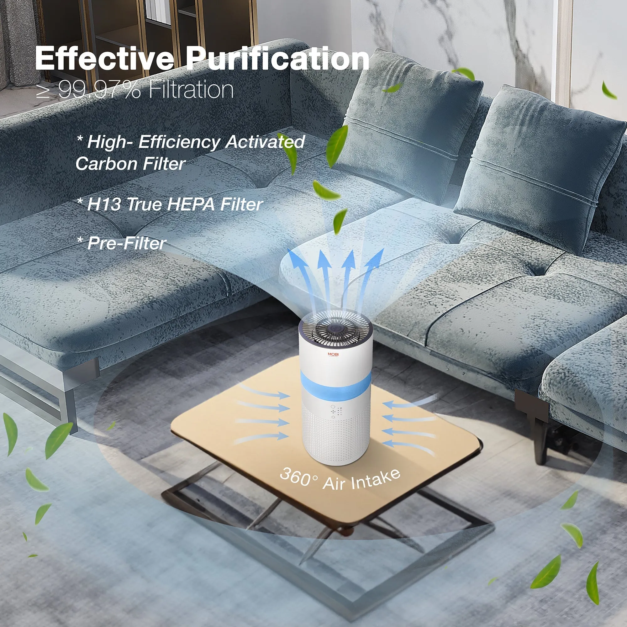 Air Care Smart 4 in 1 Air Purifier, Humidifier with Aromatherapy & Nightlight
