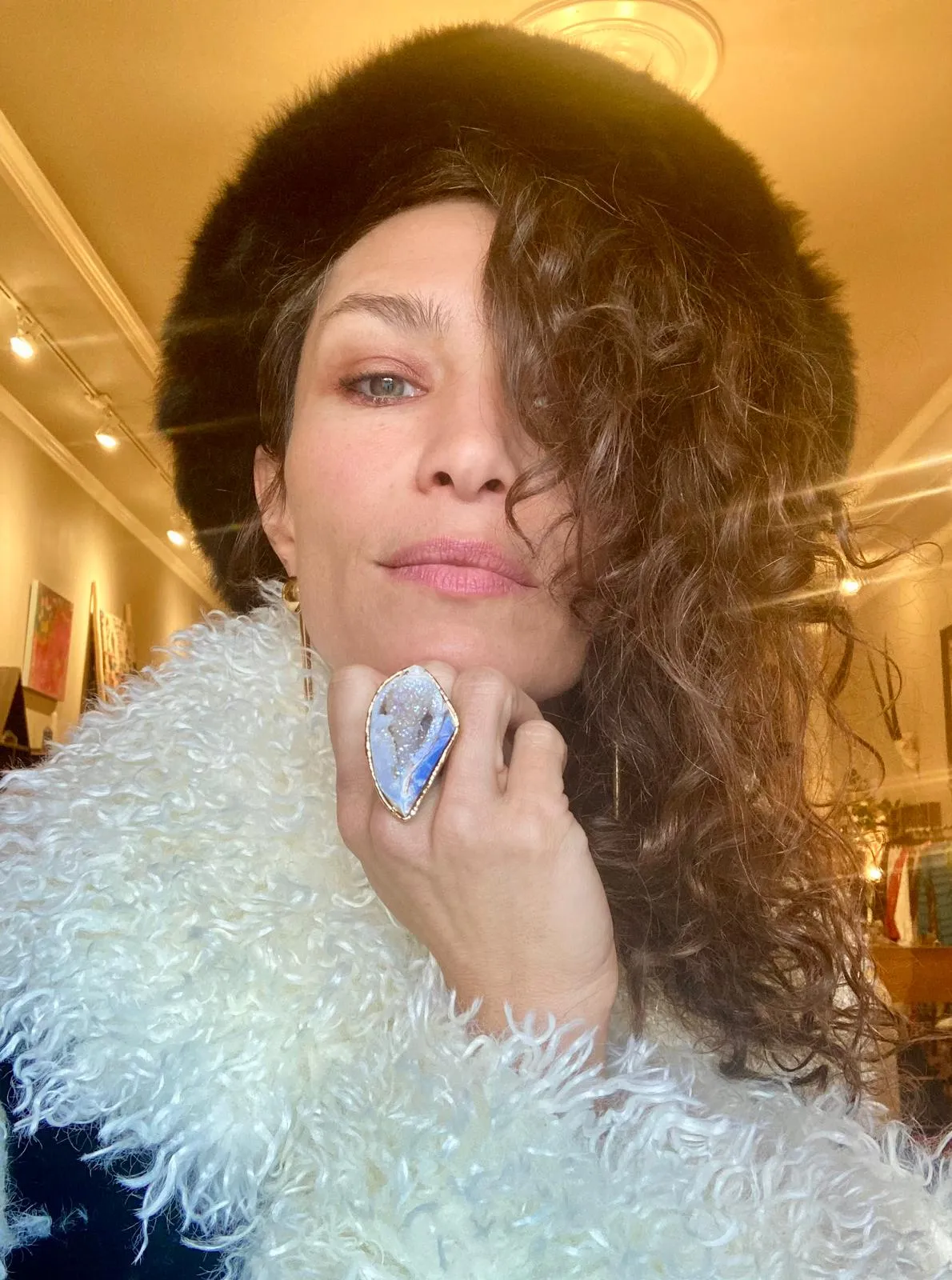 Alpaca Fur Hat
