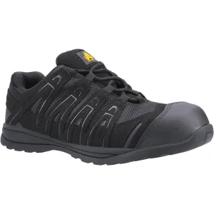Amblers Safety Trainers Black Composite Toe Cap Breathable Lightweight Size 11