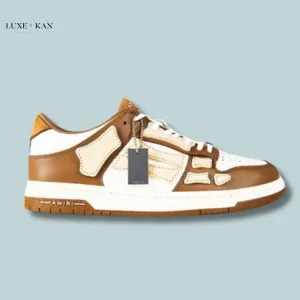 AMIRI
SKELETON TOP LOW TRAINERS in brown 242