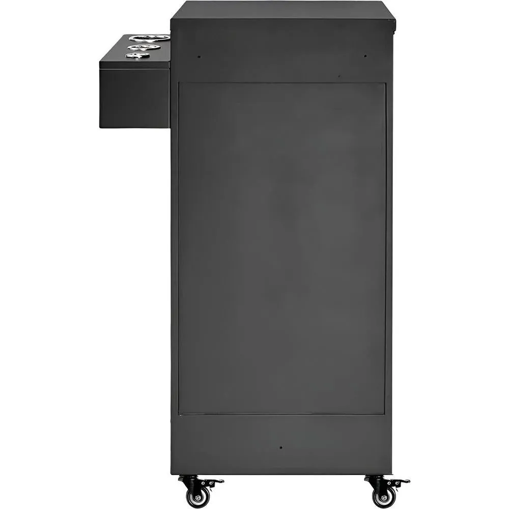 Anais Salon Trolley / 4 Storage Drawers Plus Tool Holder on Wheels for Salon Versability / White by Deco Salon Furniture