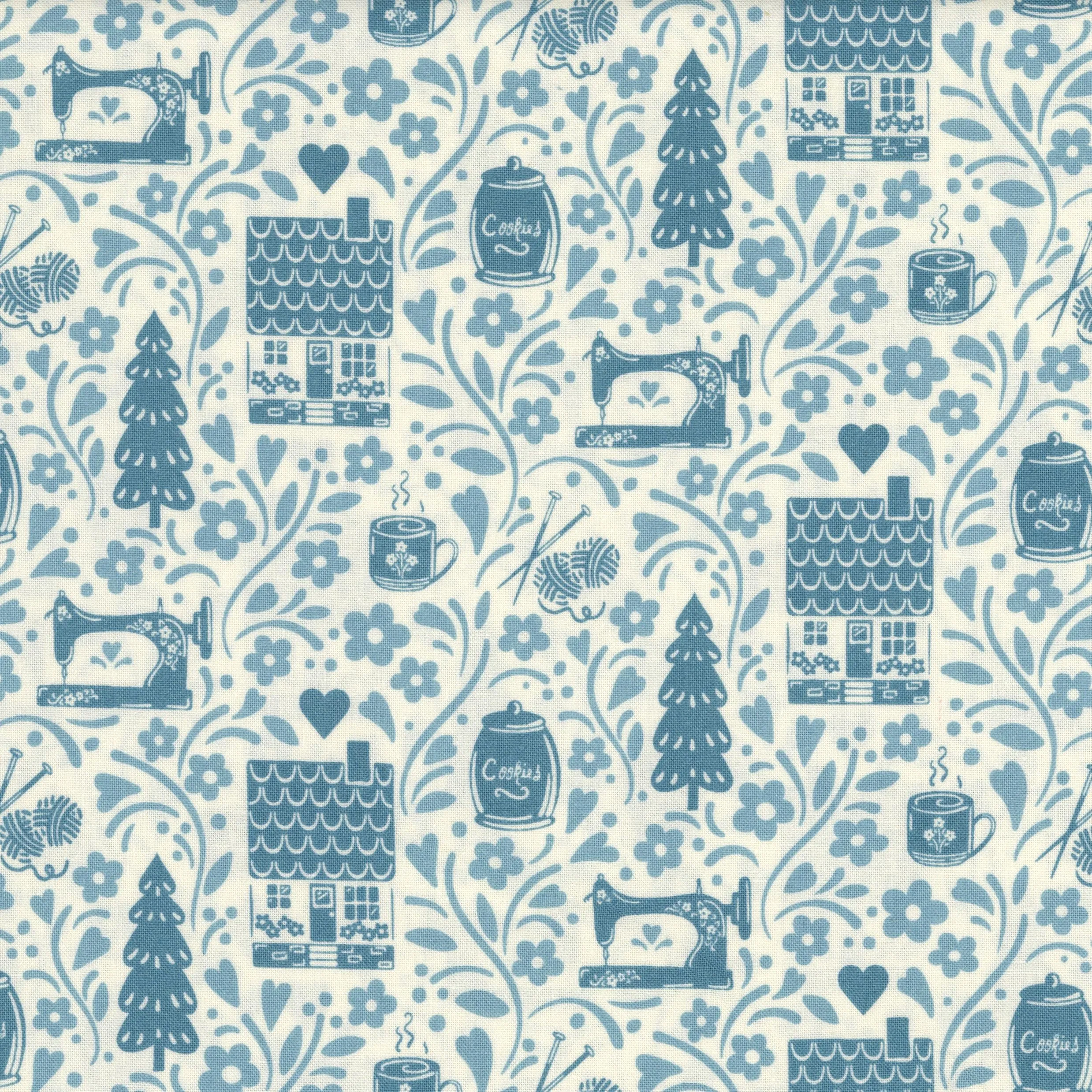 Andover Fabrics Judy Jarvi Cozy House Vignette