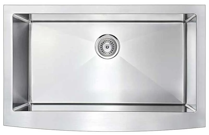 Anzzi ELYSIAN Series 36 in. Farm House Single Basin Handmade Stainless Steel Kitchen Sink