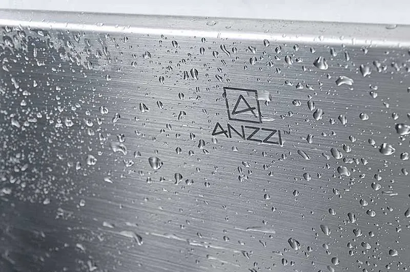 Anzzi ELYSIAN Series 36 in. Farm House Single Basin Handmade Stainless Steel Kitchen Sink
