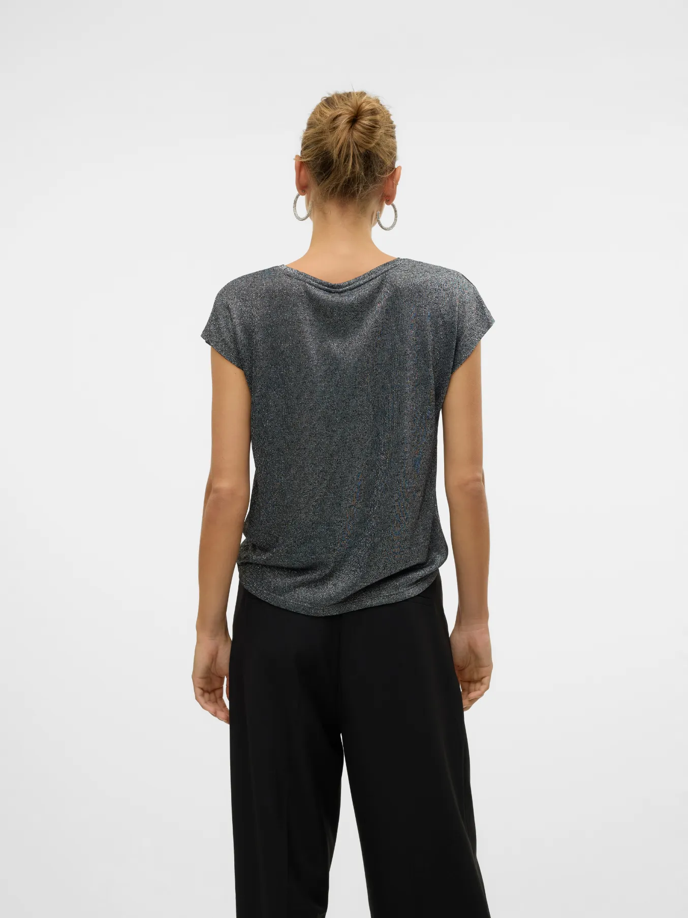 Ava Mink/Gold Lurex Glitter Top