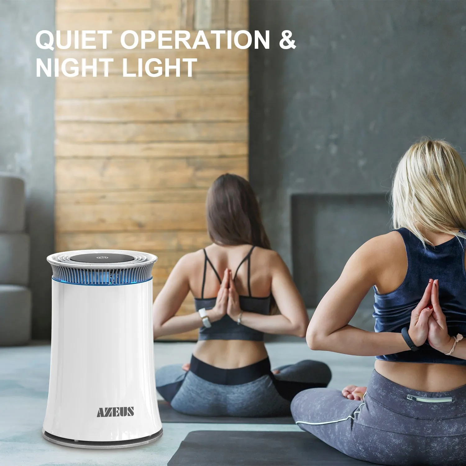 AZEUS KJ120G-C10 High CADR Air Purifier, up to 376ft2, Quiet, Ozone-Free   YJ