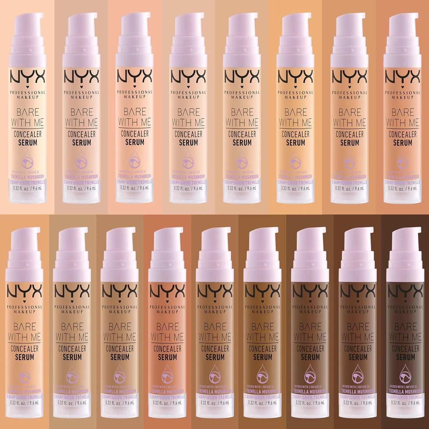 Bare with Me Concealer Serum, Concealer Makeup for up to 24Hr Hydration - Vanilla