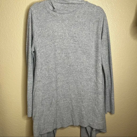 Barefoot Dreams Cozy Chic Lite Plus Size 1x Open Front Drape Cardigan Baby Blue