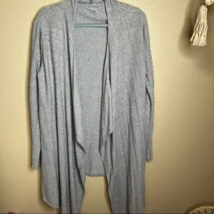 Barefoot Dreams Cozy Chic Lite Plus Size 1x Open Front Drape Cardigan Baby Blue