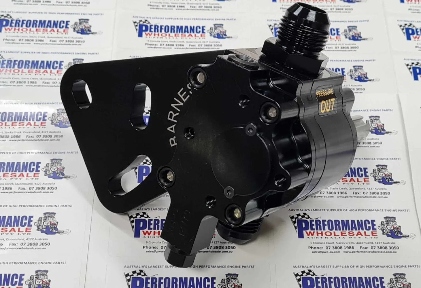 Barnes Single Stage Belt Drive Oil Pump RH Ford