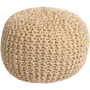 Bermuda Textured Cottage Pouf
