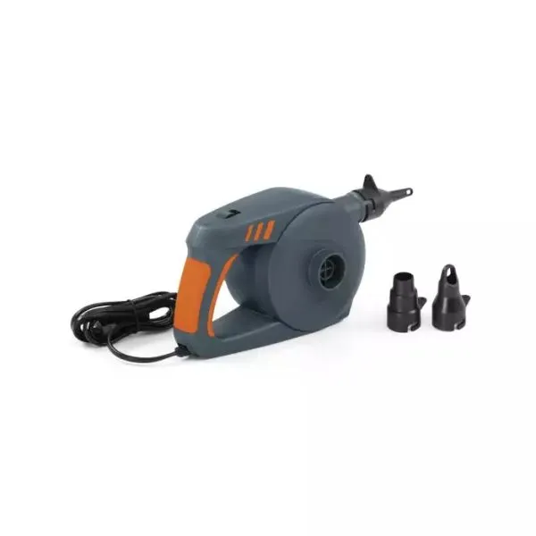 Bestway Powergrip AC Air Pump (Contents:power pump, 3 sizes of safety valve adaptors, 220-240v/50/60HZ)