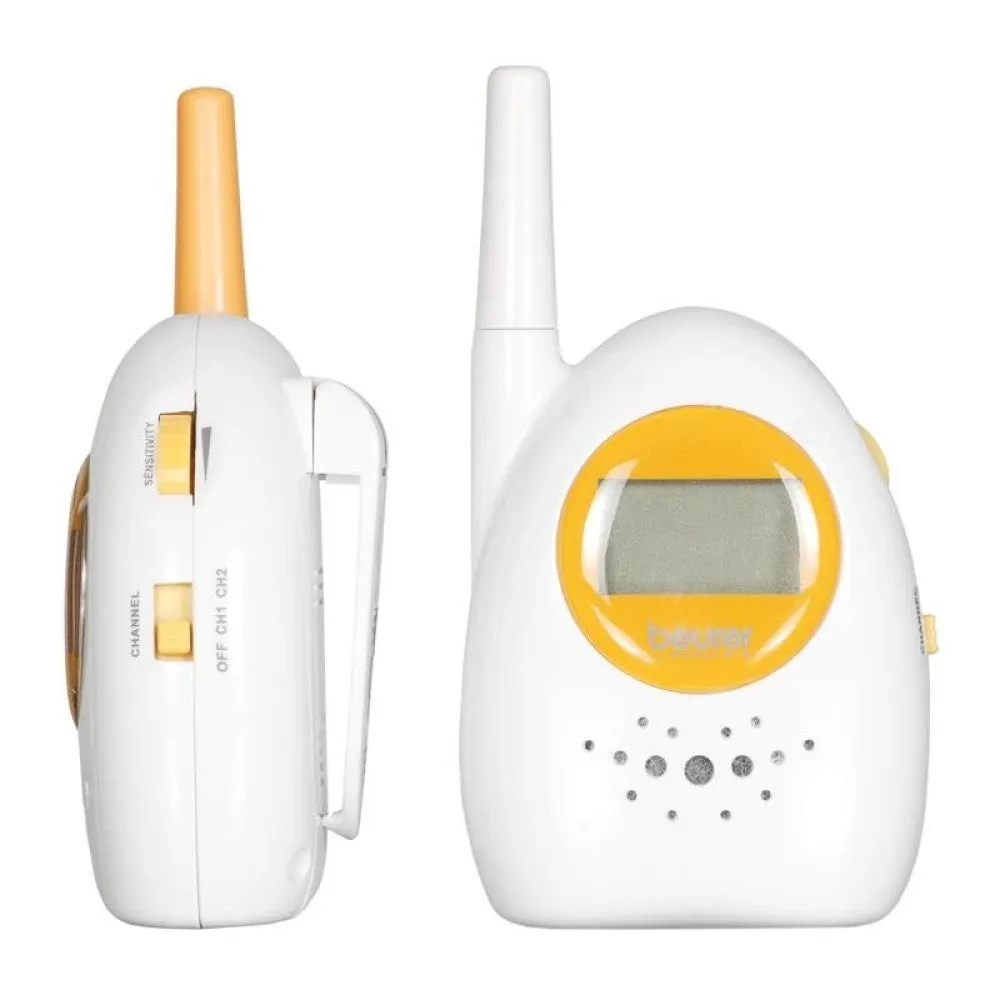 Beurer BY 84 Baby Monitor: Analogue, Up to 800m Range, Baby Emotions Display