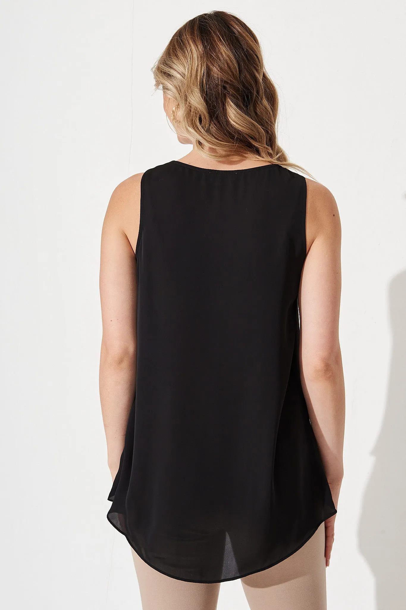 Black Seattle Tank Top