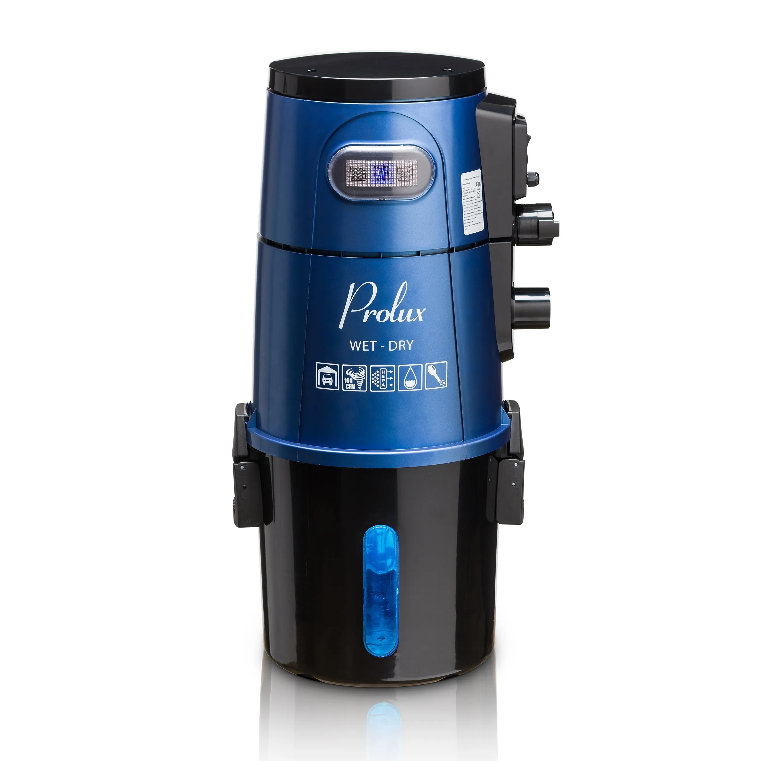 Blue Professional Grade Wall Mountable Wet / Dry Garage and Shop Vacuum by Prolux