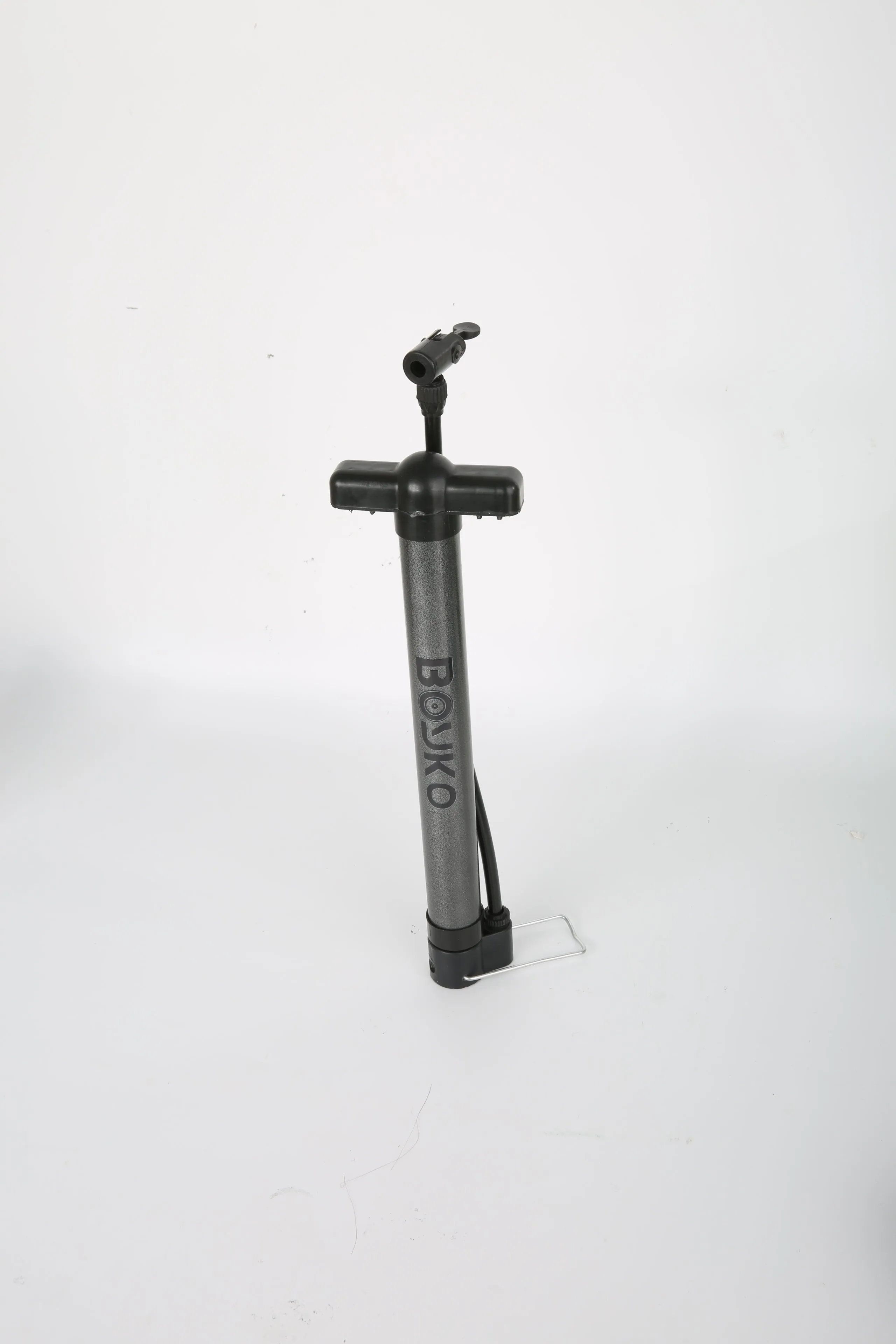 BOYKO Bike Pump, Foot Activated Bicycle Pump, Portable Mini Bicycle Pump fits Universal Presta and Schrader | Aluminum Alloy Bicycle Tire Pump for Road, Mountain and BMX Bikes