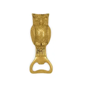 Brass Owl Bottle Opener