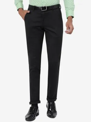 Brown Solid Slim Fit Club Wear Trouser | JB Studio