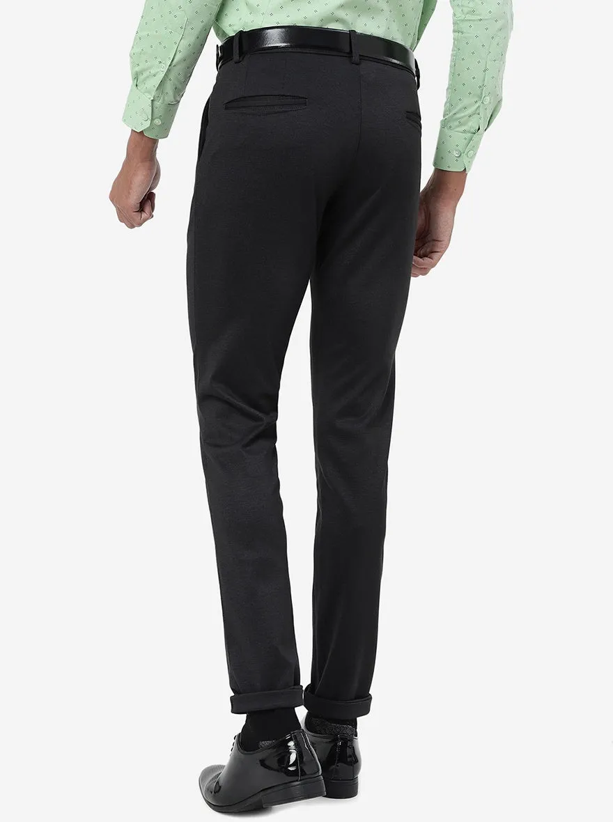 Brown Solid Slim Fit Club Wear Trouser | JB Studio