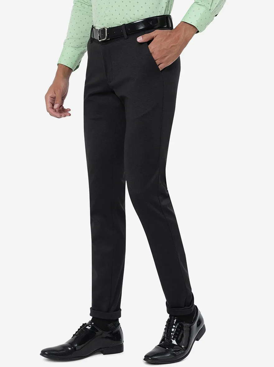 Brown Solid Slim Fit Club Wear Trouser | JB Studio