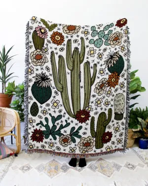 Cactus Party Throw