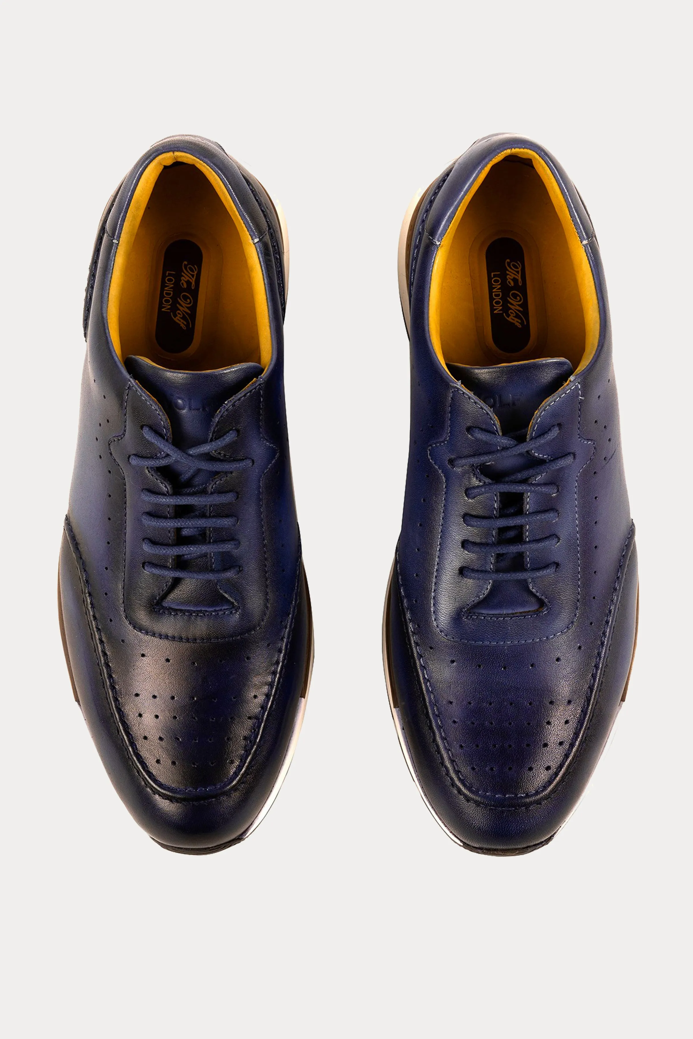 Canary Wharf Smart Trainers in Navy