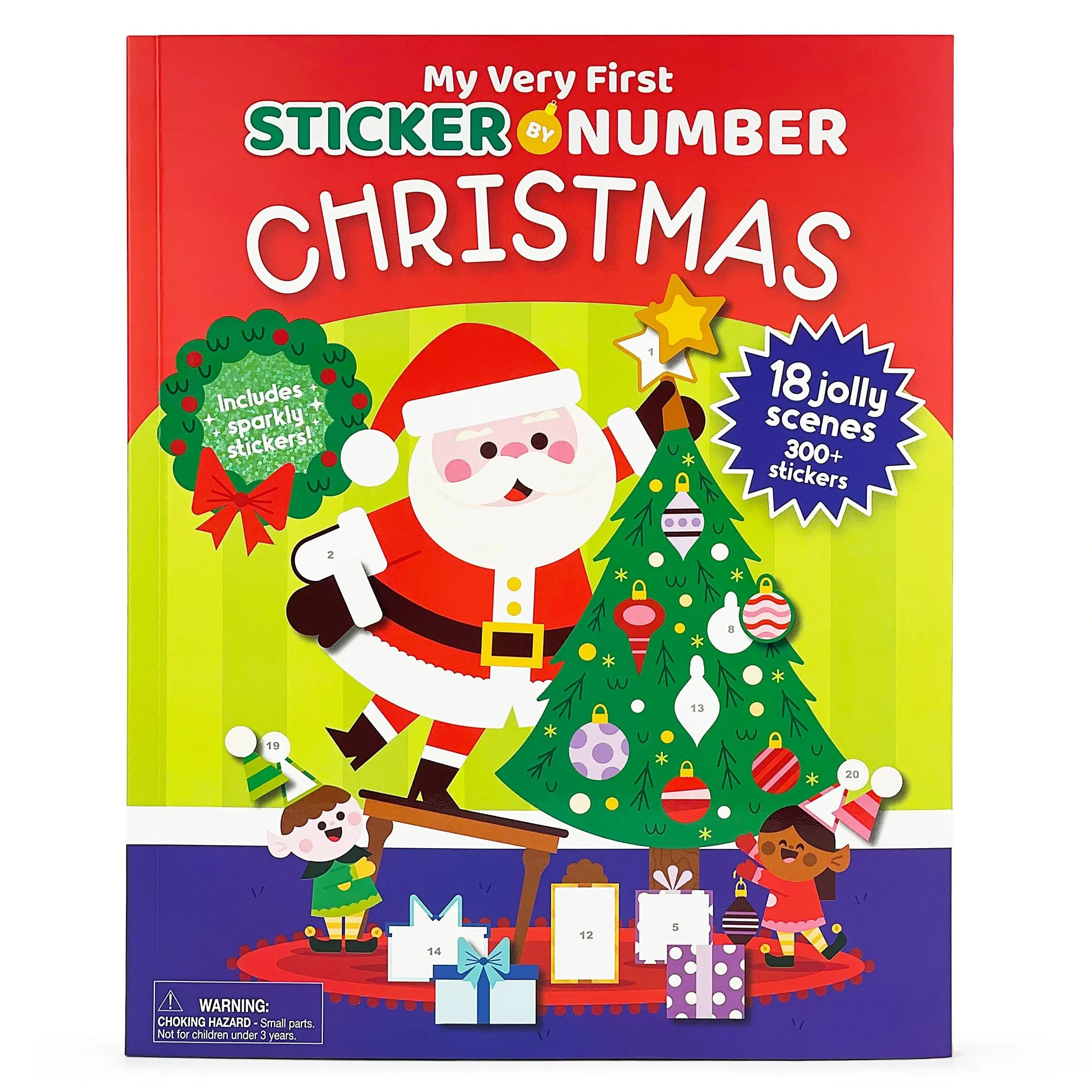 Christmas My Very First Sticker by Number Activity Book