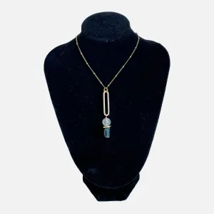 CIVAL Collective Moonstone Labradorite Stack Necklace