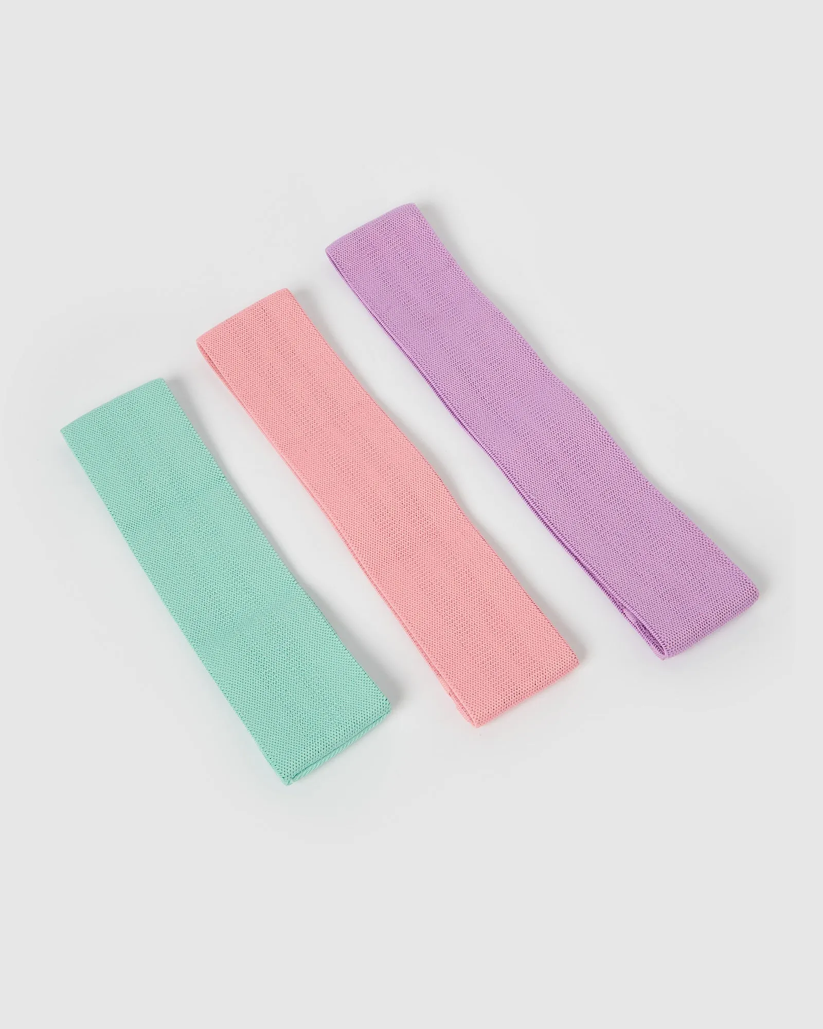 Core Trainer 3 Pack Fabric Resistance Bands Multi