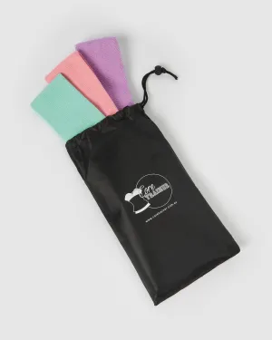 Core Trainer 3 Pack Fabric Resistance Bands Multi