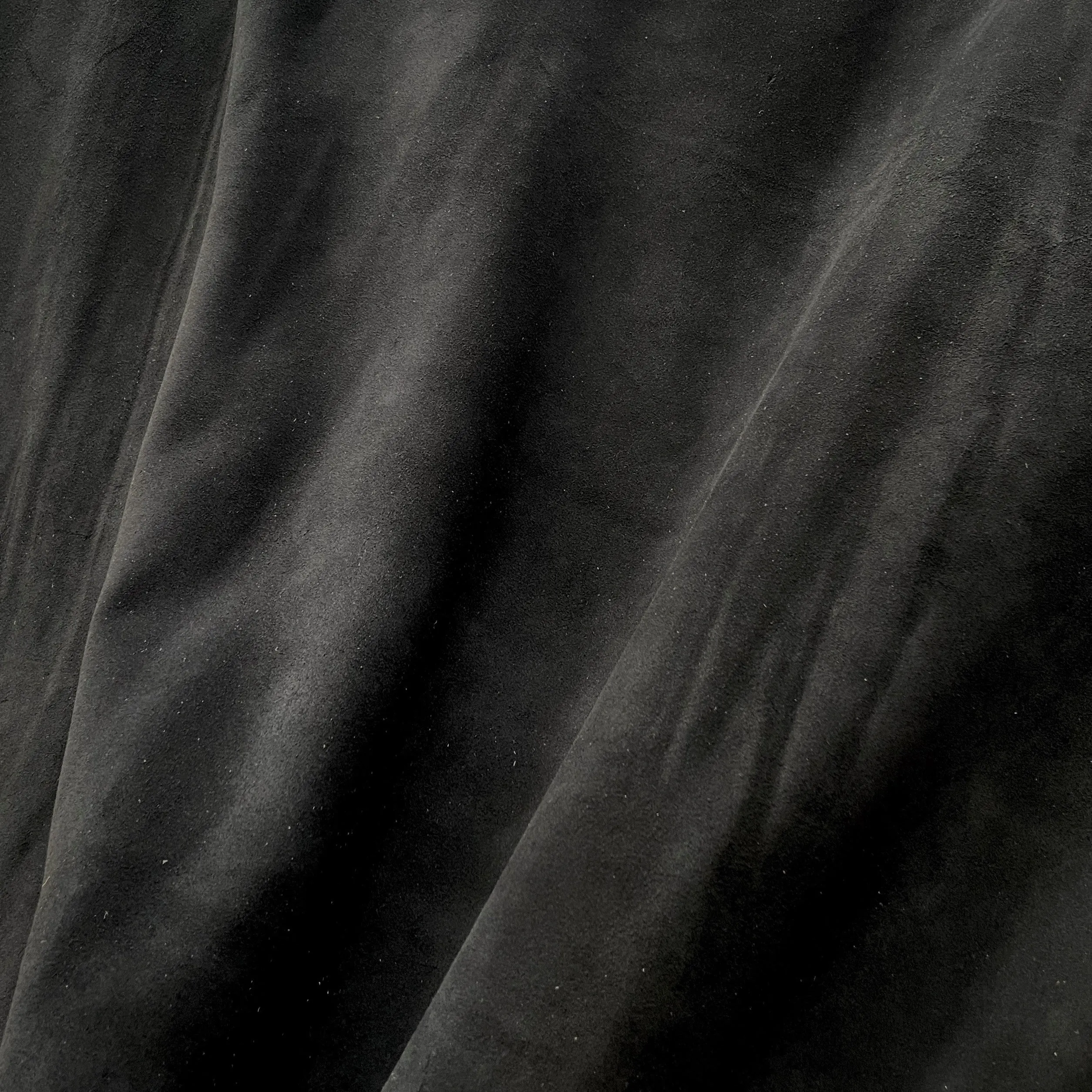 Cow Jersey Suede Double Butts | Black | 1.6 mm | 13 sq.ft | From $85 ea.