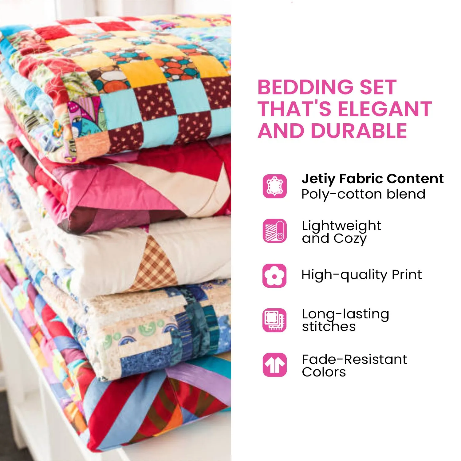 Cozy Cottage 3-Piece Quilted Bedding Set NCU0NVH342