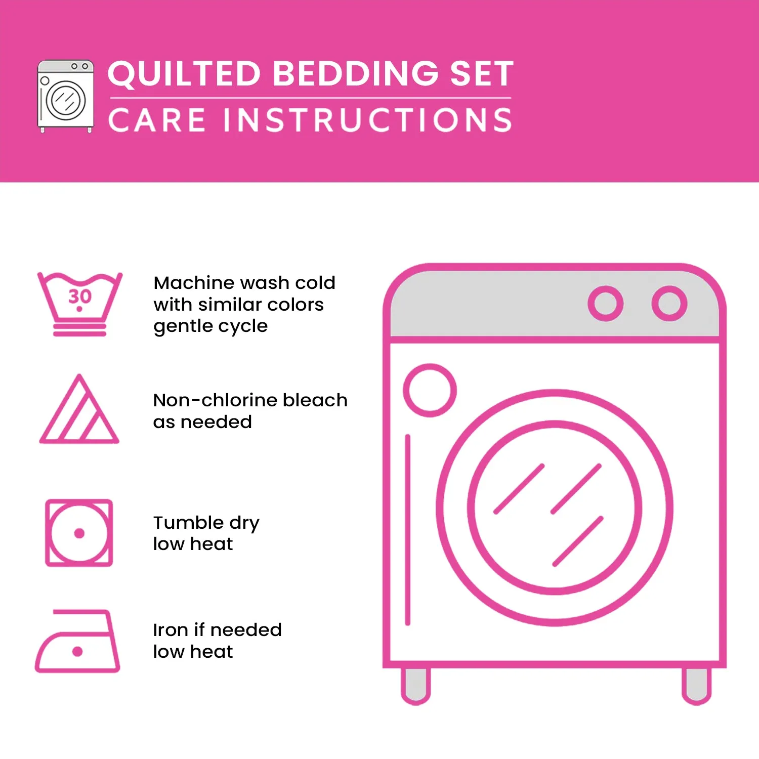 Cozy Cottage 3-Piece Quilted Bedding Set NCU0NVH342
