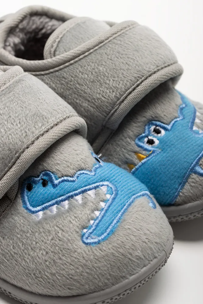 Croc Slippers Grey