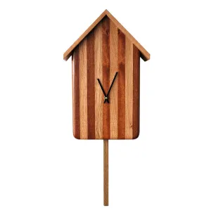 'Cuckoo-less' clock with pendulum