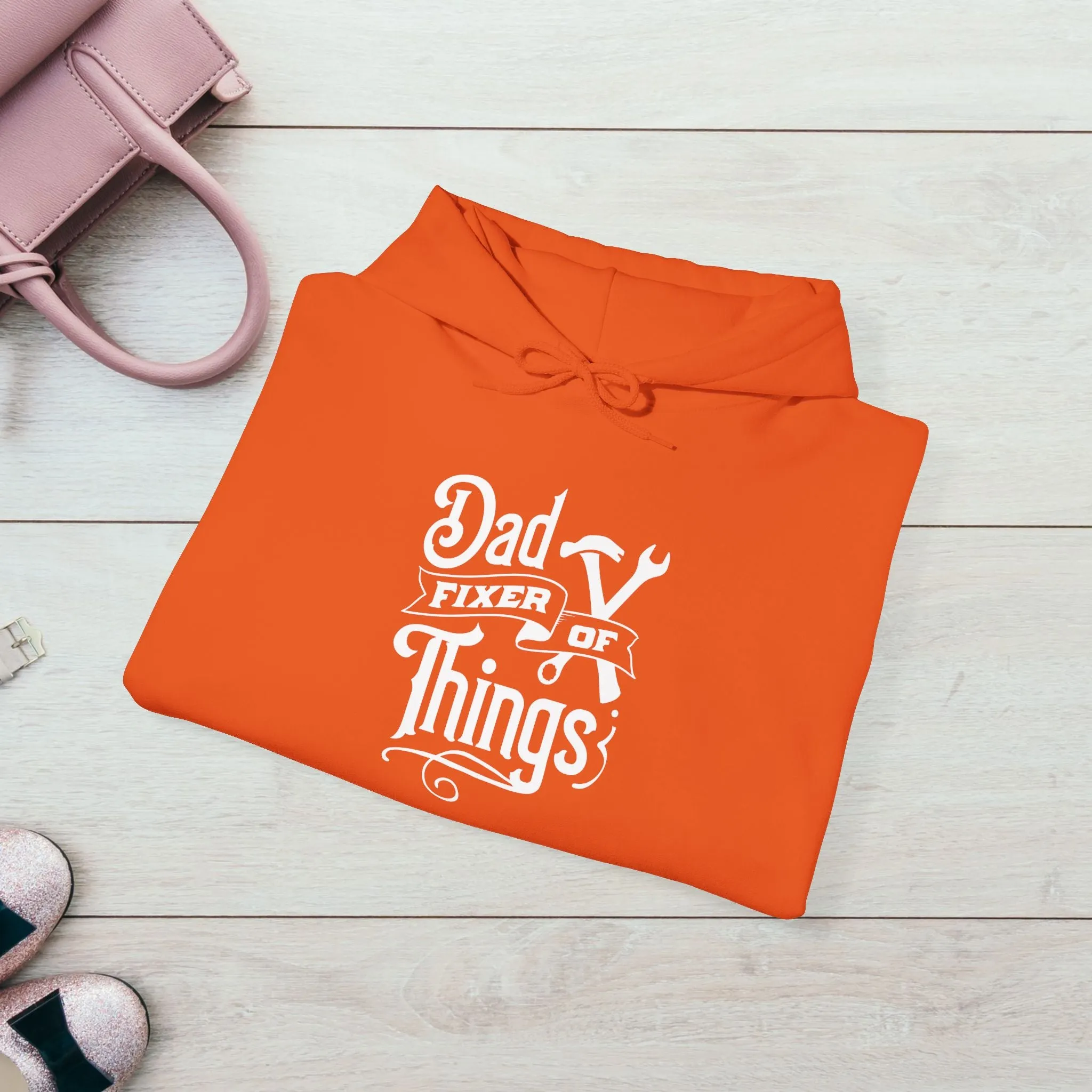 Dad Fixer Of Things Hooded Sweatshirt  - Unisex Heavy Blend™