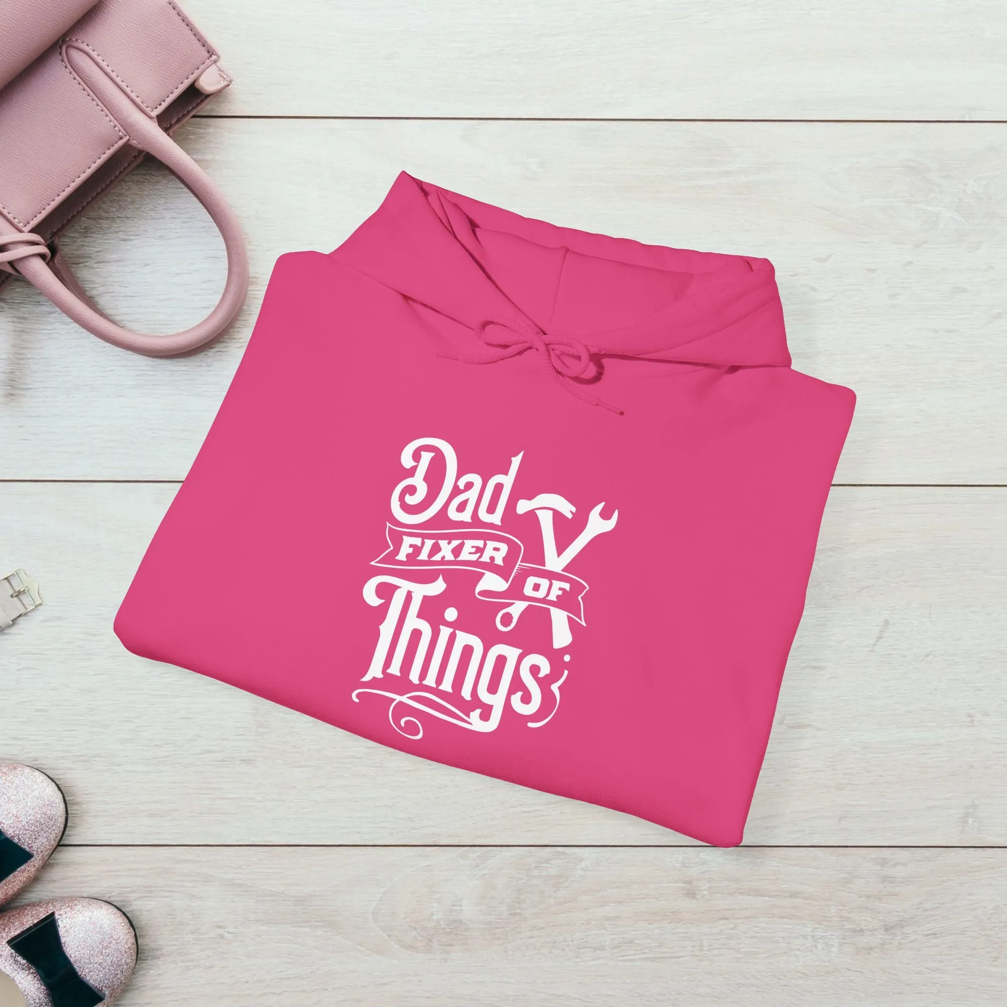Dad Fixer Of Things Hooded Sweatshirt  - Unisex Heavy Blend™