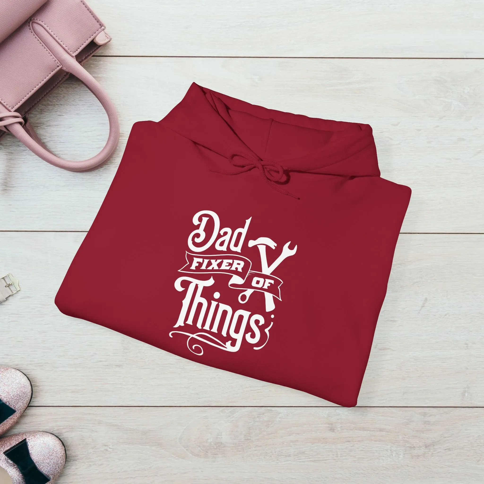 Dad Fixer Of Things Hooded Sweatshirt  - Unisex Heavy Blend™