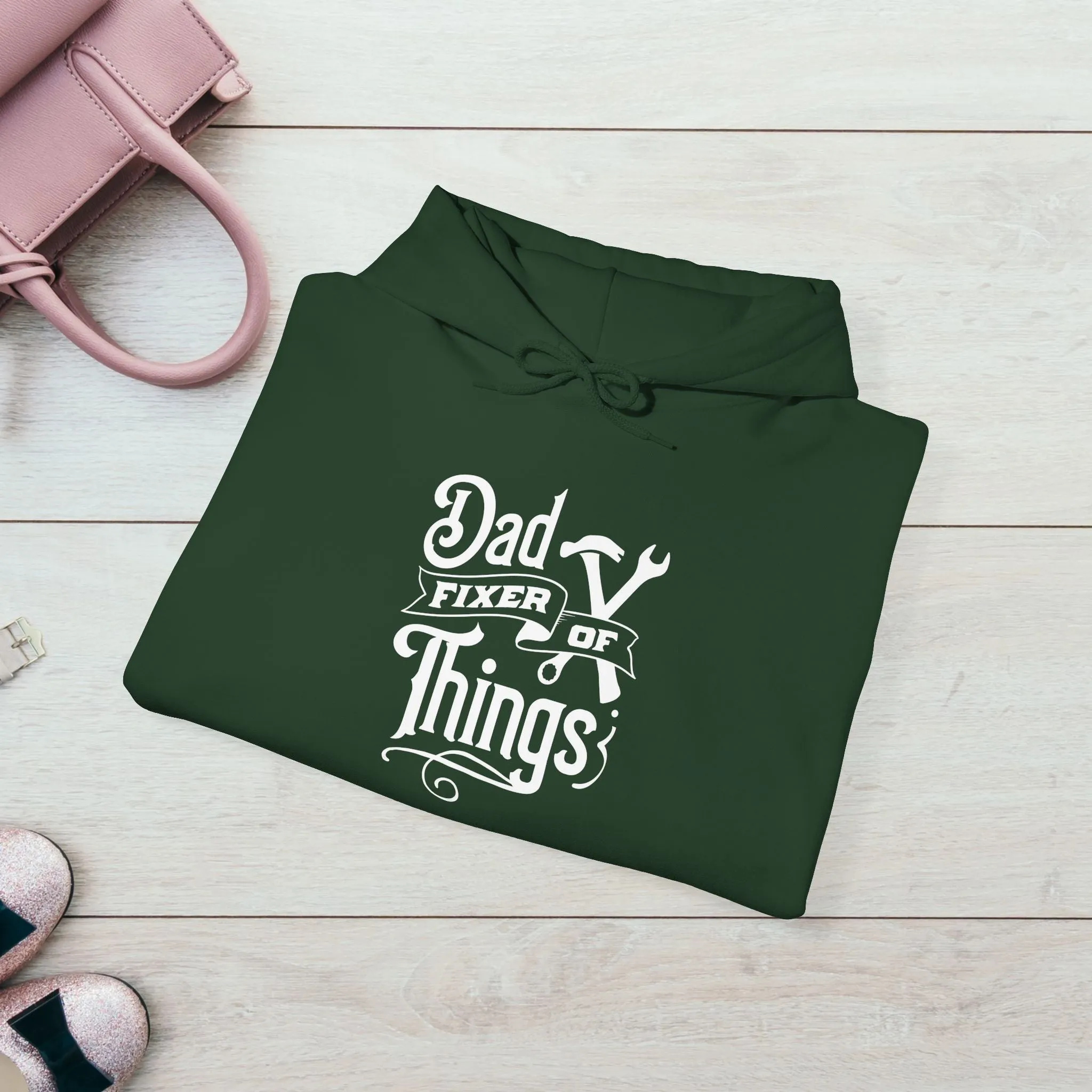 Dad Fixer Of Things Hooded Sweatshirt  - Unisex Heavy Blend™