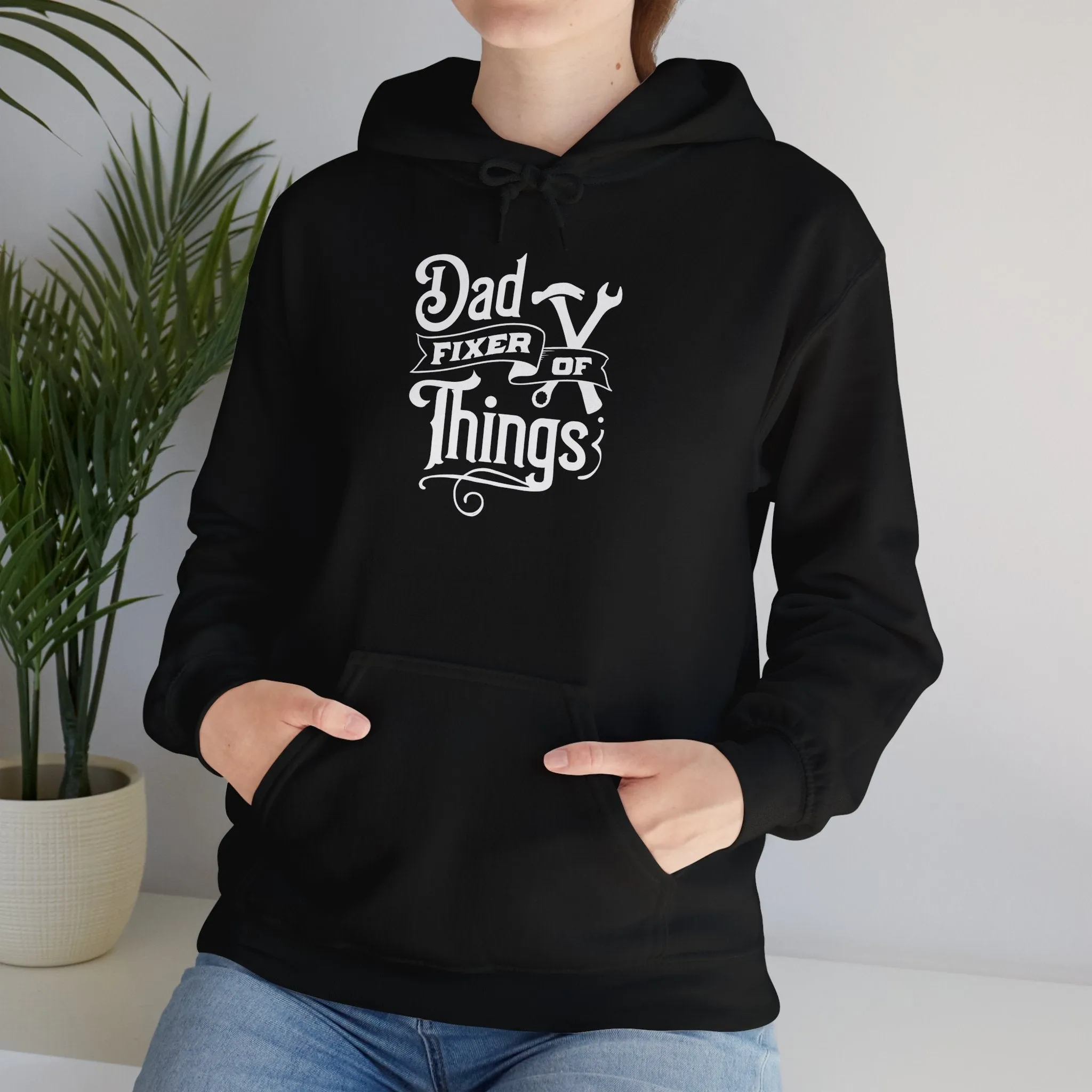 Dad Fixer Of Things Hooded Sweatshirt  - Unisex Heavy Blend™