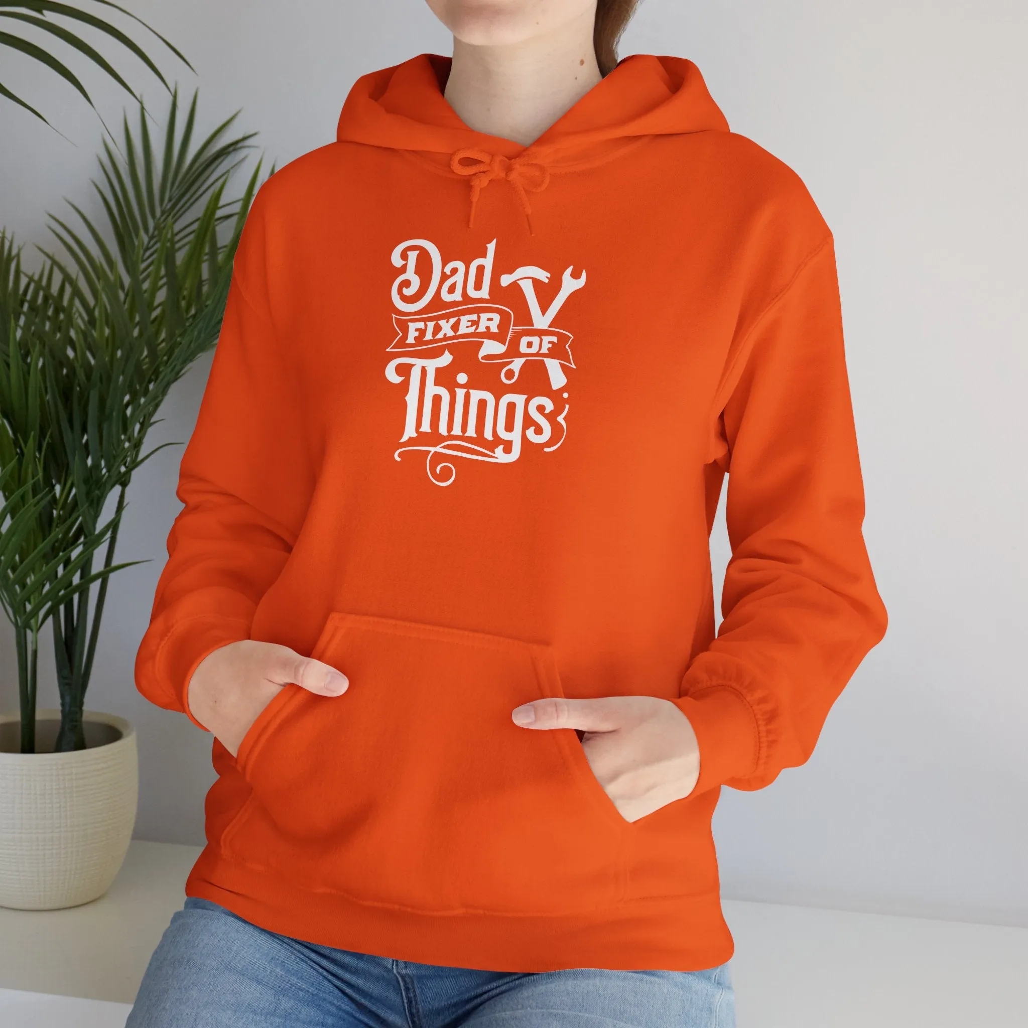 Dad Fixer Of Things Hooded Sweatshirt  - Unisex Heavy Blend™