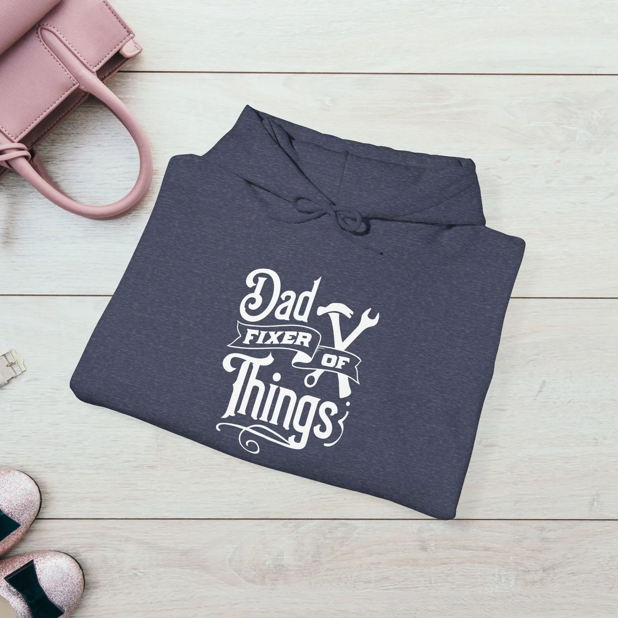 Dad Fixer Of Things Hooded Sweatshirt  - Unisex Heavy Blend™