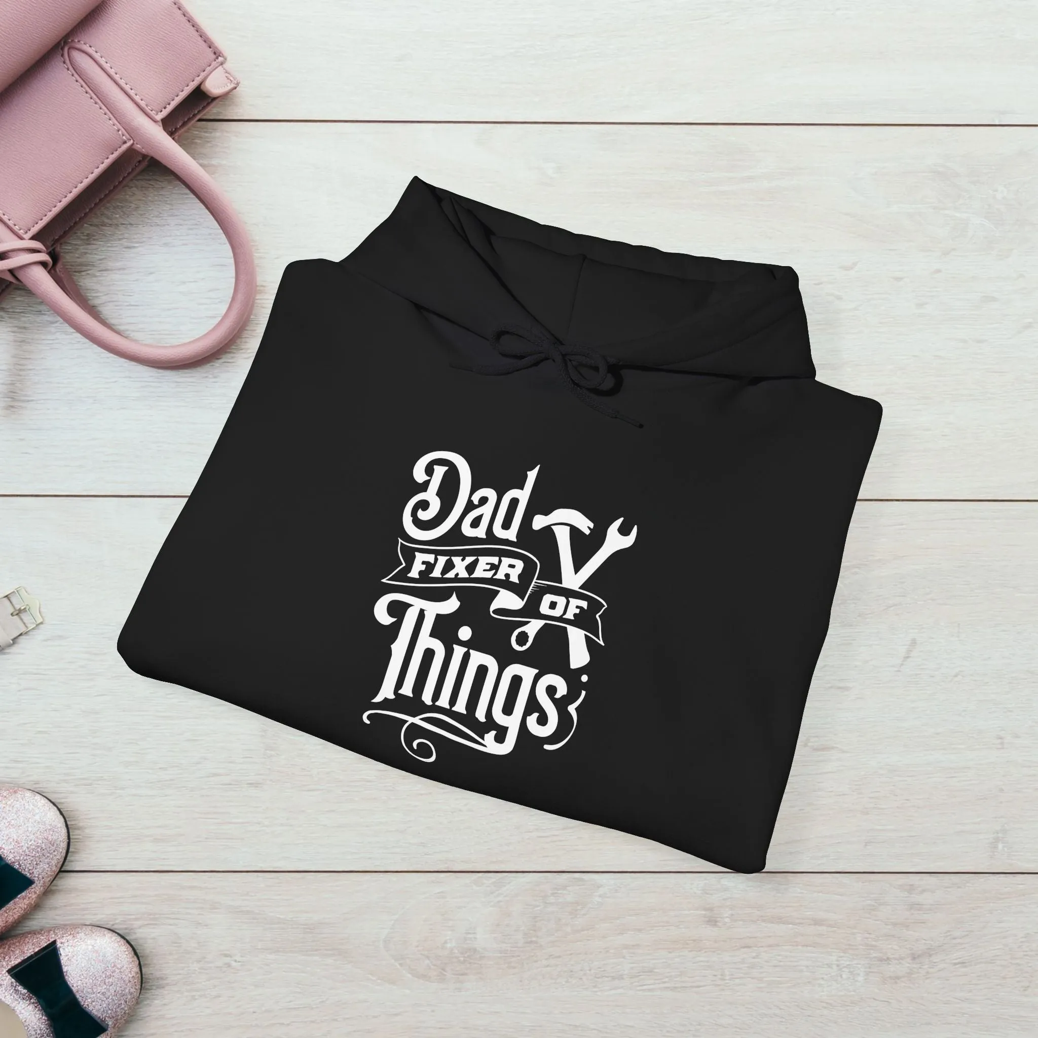 Dad Fixer Of Things Hooded Sweatshirt  - Unisex Heavy Blend™