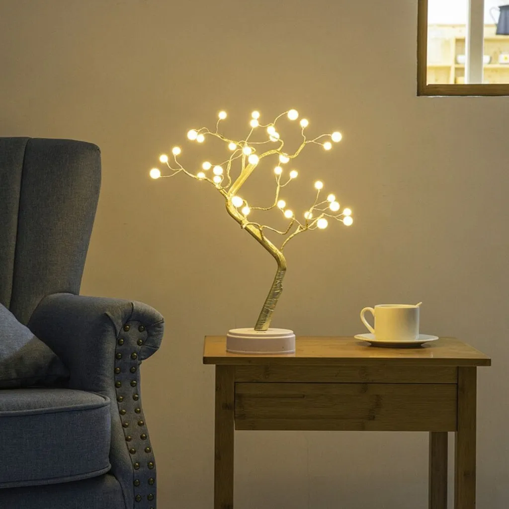 Desk Lamp Bonsai Lighted Tree