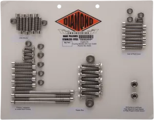Diamond Engineering DE6524HP OEM-Style Polished Stainless Engine Kit