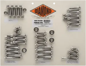 Diamond Engineering PB603S 12-Point Polished Stainless Engine Kit