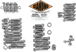 Diamond Engineering PB604S 12-Point Polished Stainless Engine Kit